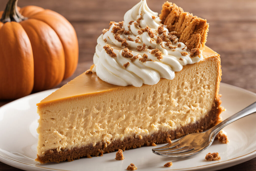 Pumpkin Cheesecake at Cheesecake Factory